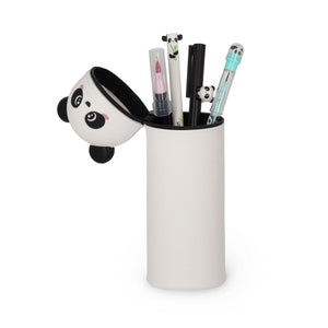 Legami - Panda "Hug Me" 2-in-1 Estuche de silicona para lápices - Kawaii