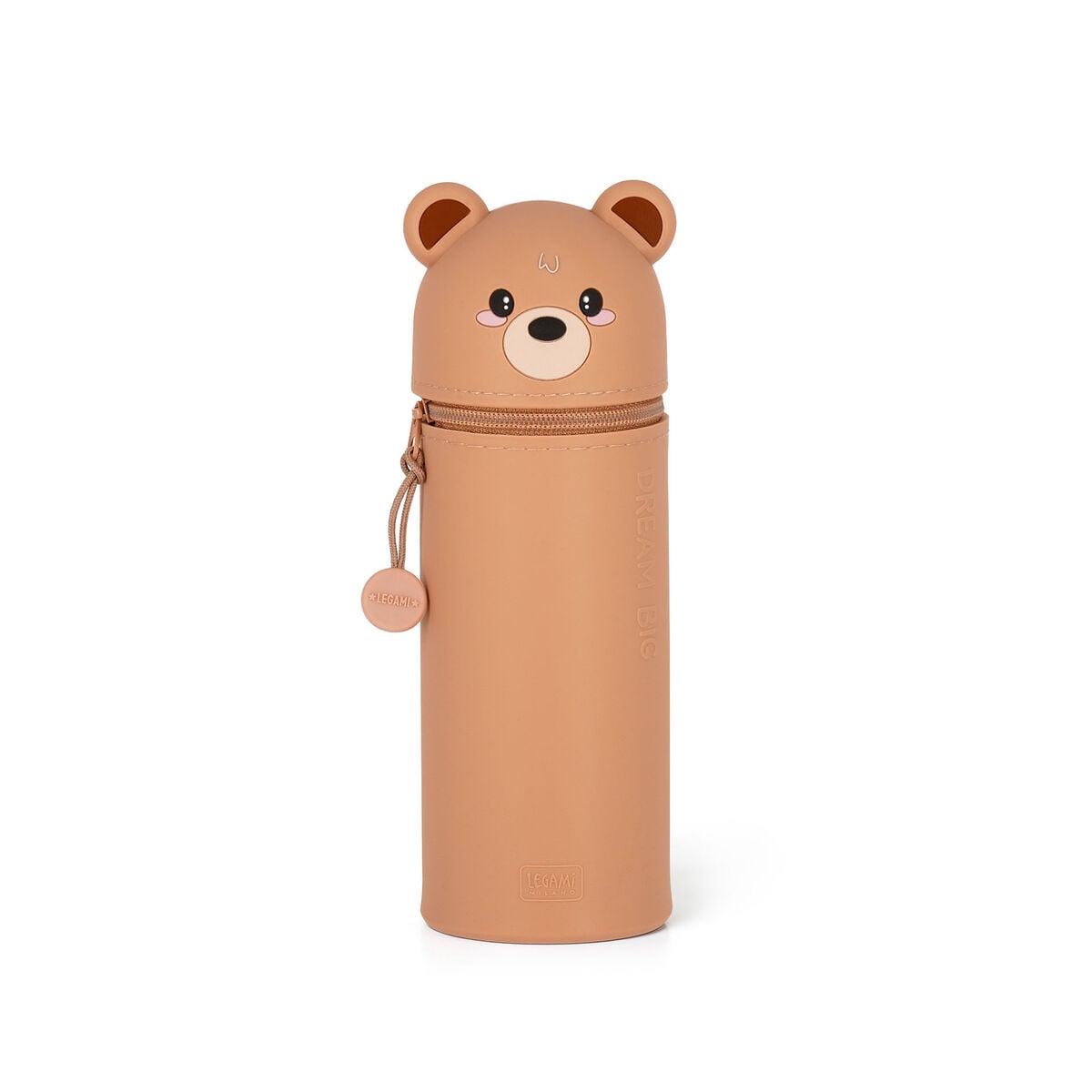 Legami - Estuche de silicona 2 en 1 Oso "Dream Big" - Kawaii