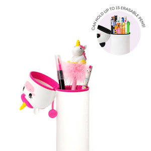 Legami - Estuche de silicona 2 en 1 Unicornio "Believe in Magic" - Kawaii