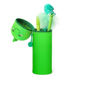 Legami - Dino "Roooarr" 2-in-1 Estuche para lápices de silicona - Kawaii