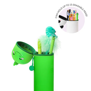 Legami - Dino "Roooarr" 2-in-1 Estuche para lápices de silicona - Kawaii
