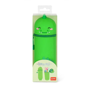 Legami - Dino "Roooarr" 2-in-1 Estuche para lápices de silicona - Kawaii