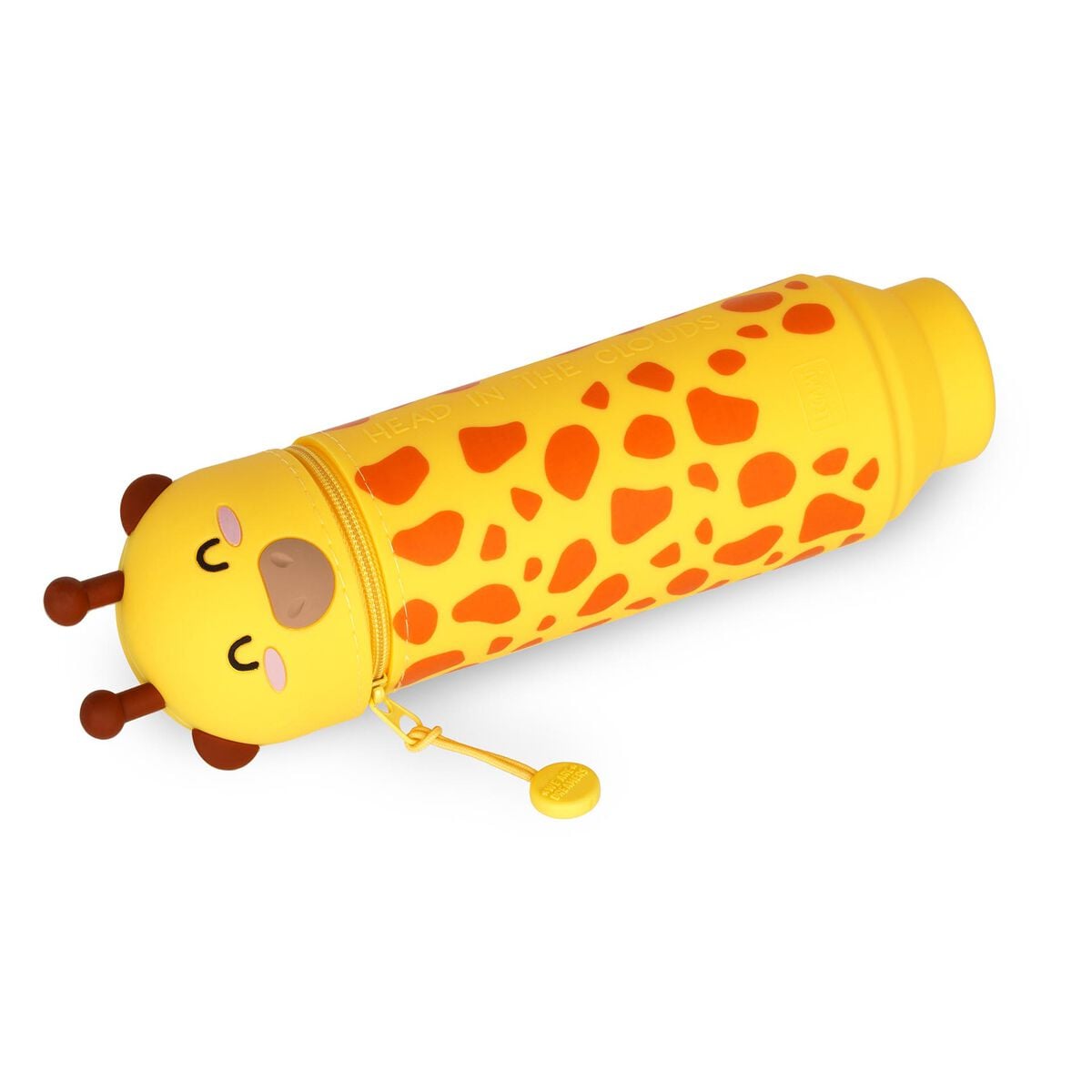 Legami - Giraffe "Head In Clouds" 2-in-1 estuche de silicona para lápices - Kawaii