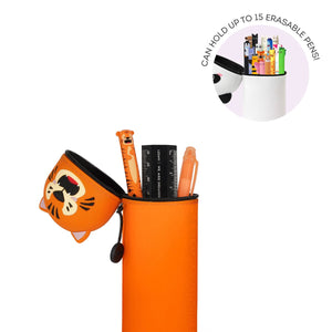 Estuche de Silicona 2 en 1 Legami - Tigre "Grrreat Adventures" - Kawaii
