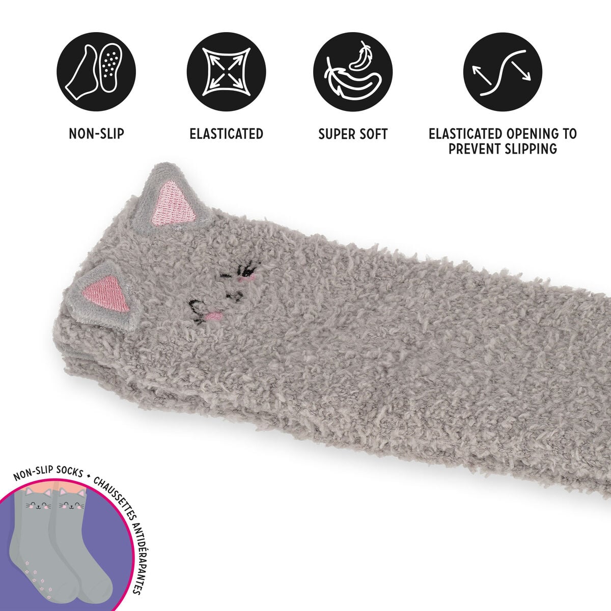 Legami - Calcetines Antideslizantes Infantiles Kitty - ¡Hacen juego!