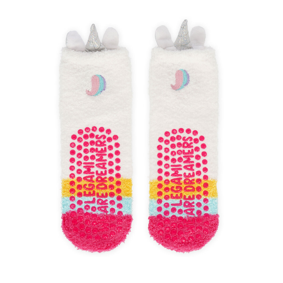 Legami - Calcetines Antideslizantes de Unicornio para Niños - ¡Hacen juego!