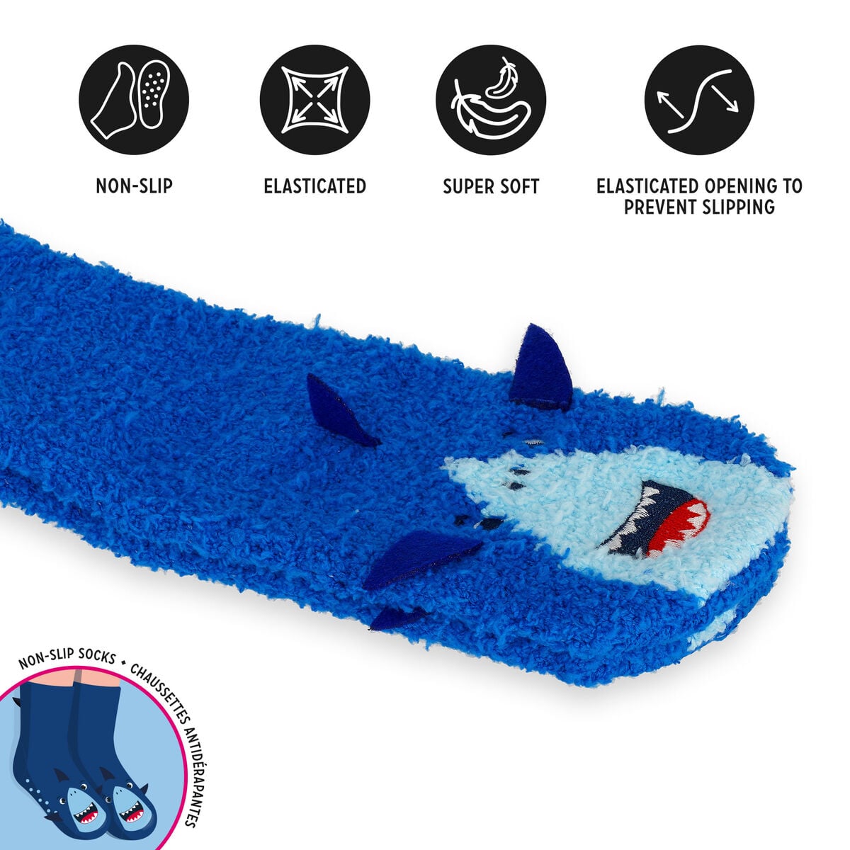 Legami - Calcetines Antideslizantes para Niños Shark - ¡Hacen juego!