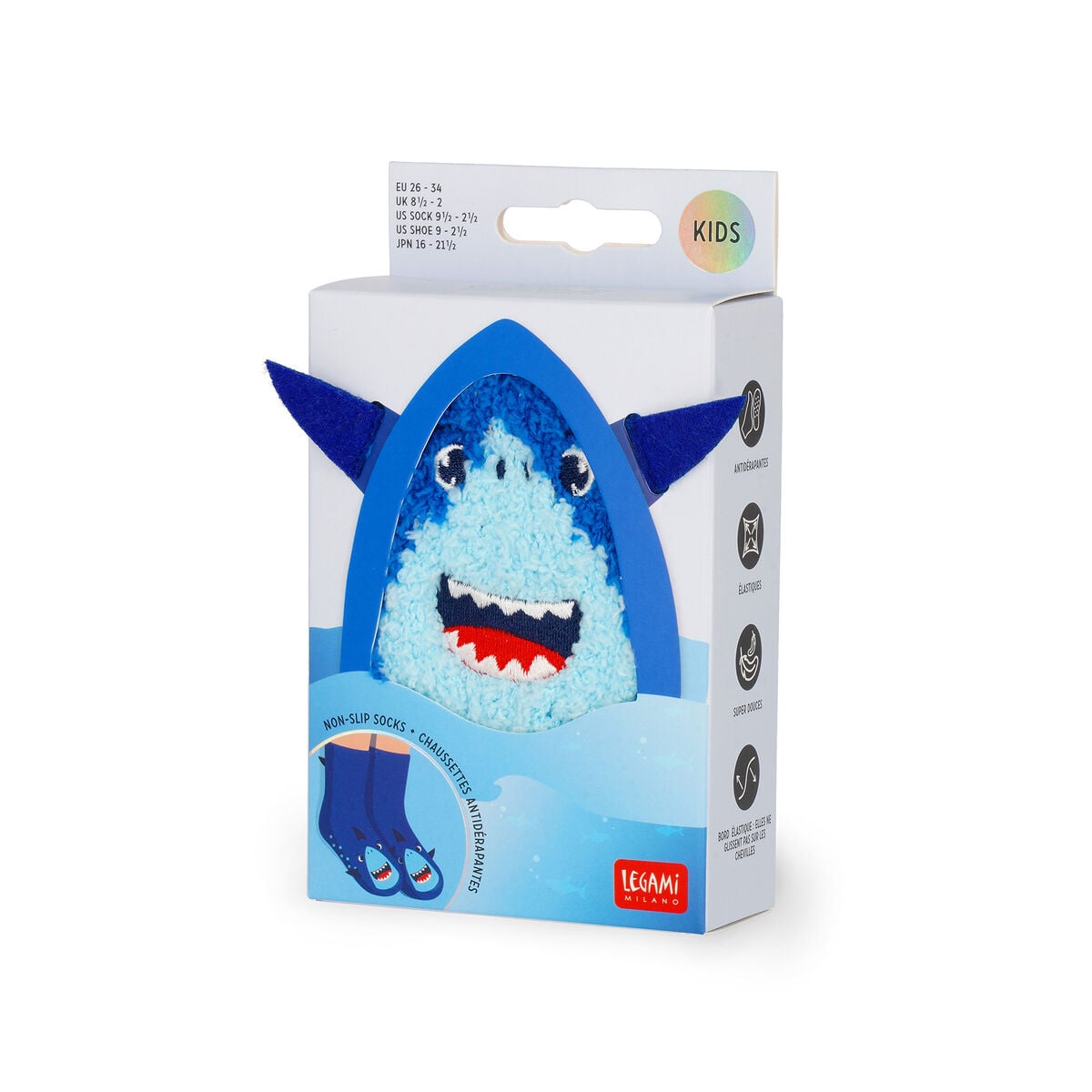 Legami - Calcetines Antideslizantes para Niños Shark - ¡Hacen juego!