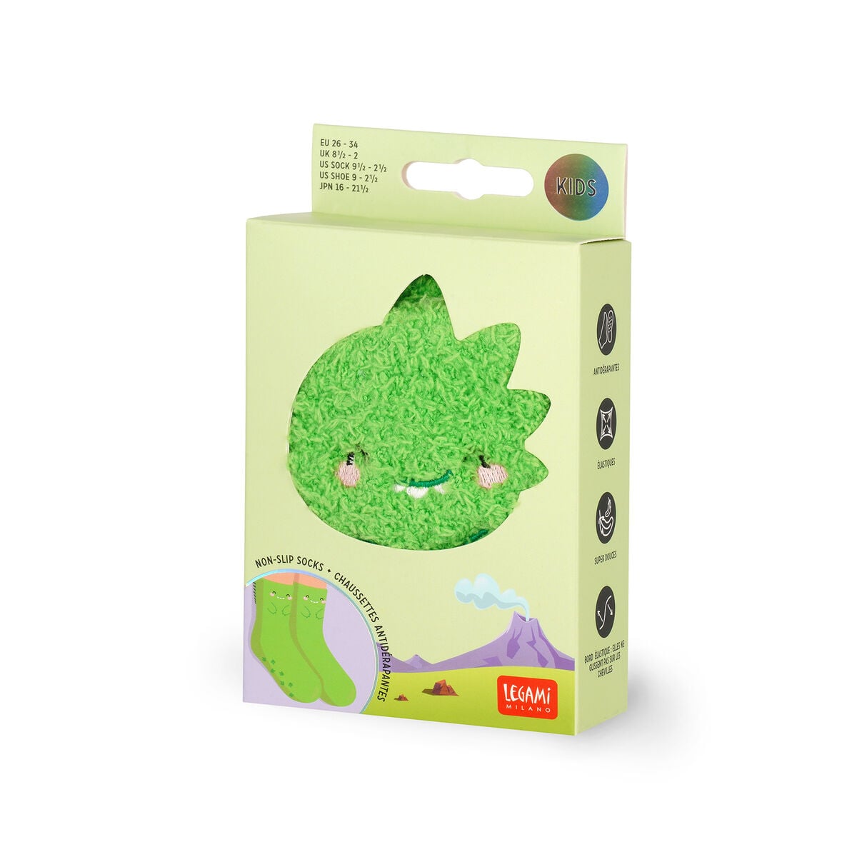 Legami - Calcetines infantiles antideslizantes Dino - It's a Match!