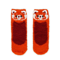 Legami - Calcetines Antideslizantes Infantiles Panda Rojo - ¡Hacen juego!
