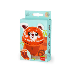 Legami - Calcetines Antideslizantes Infantiles Panda Rojo - ¡Hacen juego!