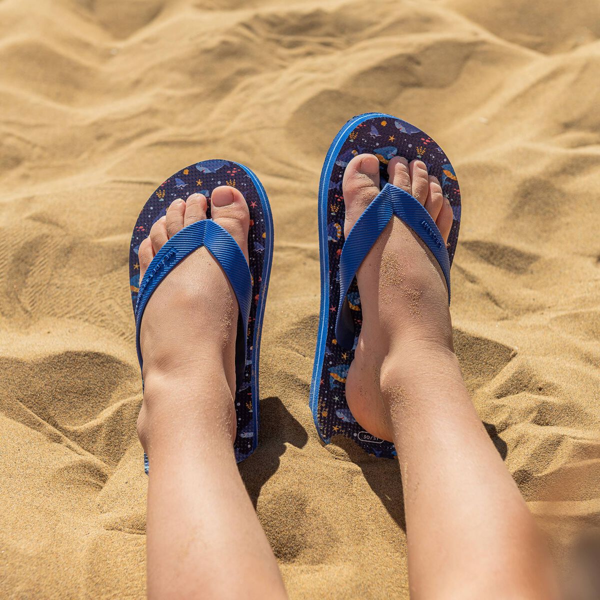 Legami - Chanclas infantiles de tiburón Talla 32/33