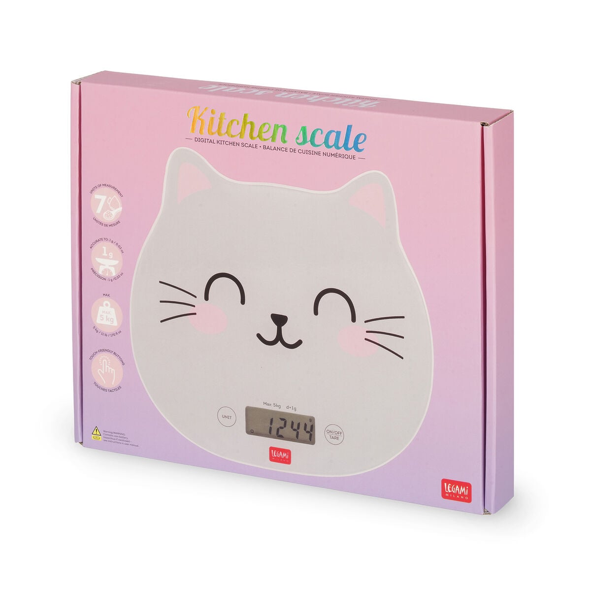 Legami - Báscula de Cocina Digital - Báscula de Cocina