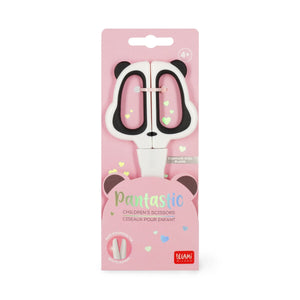 Legami - Tijeras Panda con Punta Redondeada para Niños - Pantastic
