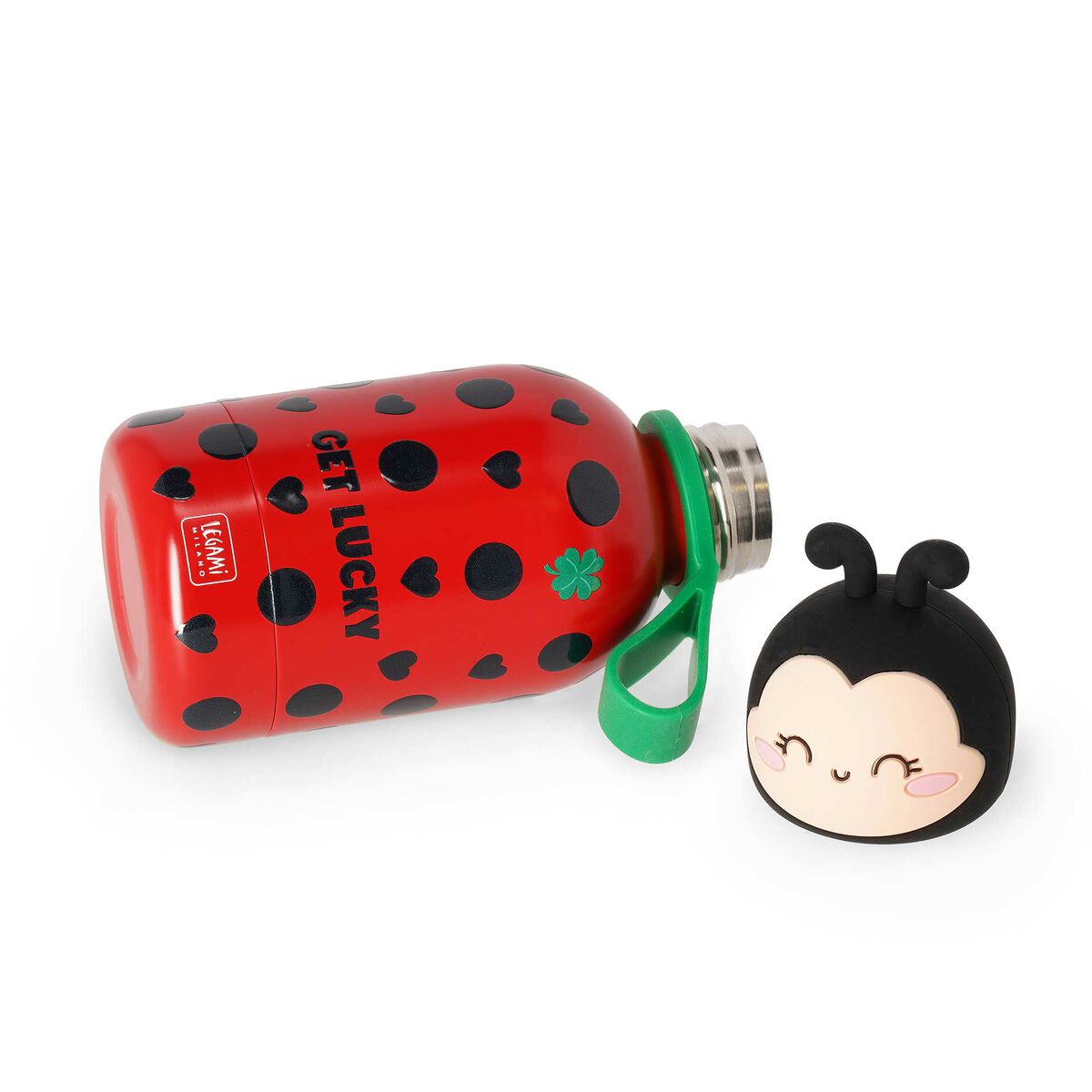 Legami - Botella térmica para niños - Mariquita - Hot&Cold BFF