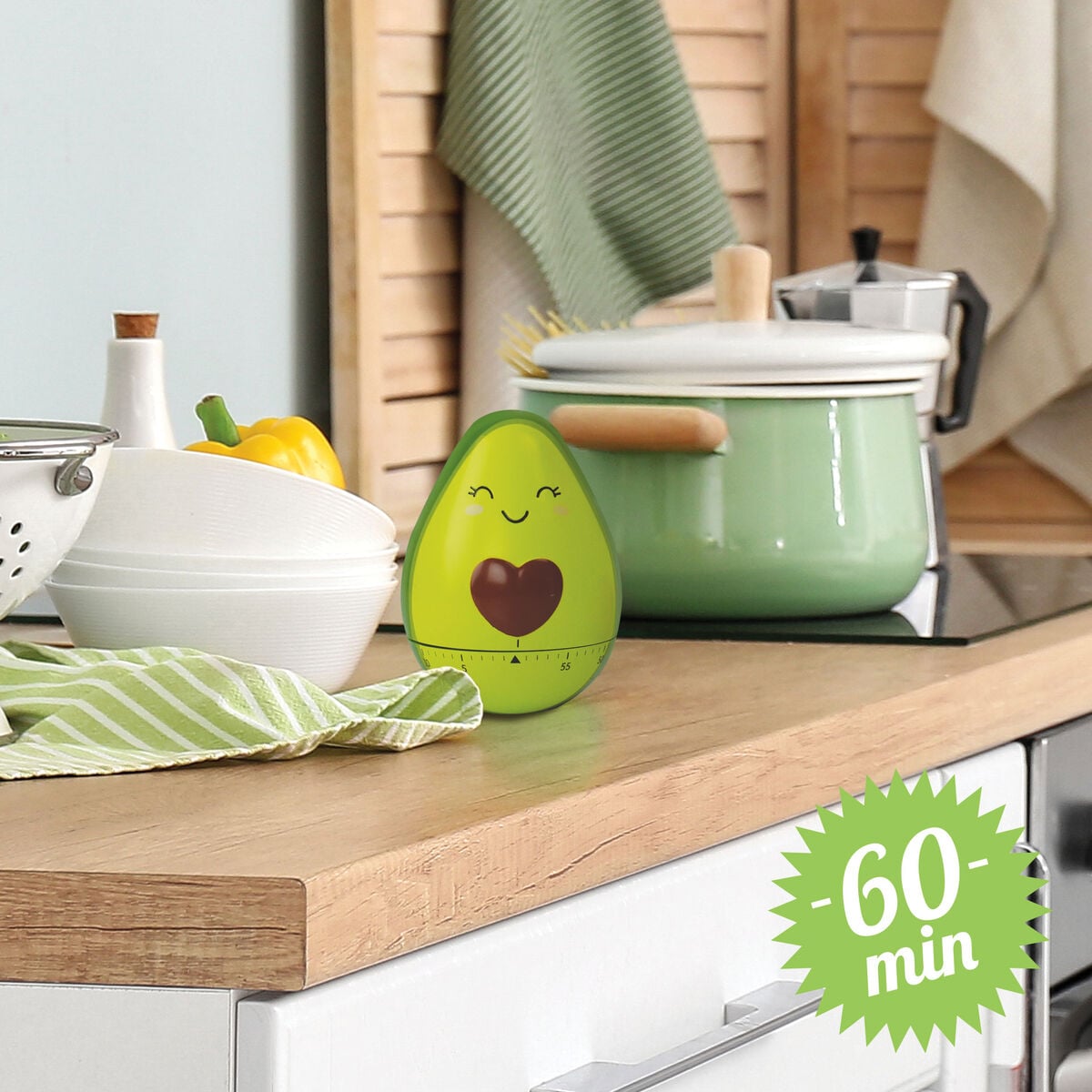 Legami - Temporizador de Cocina Aguacate