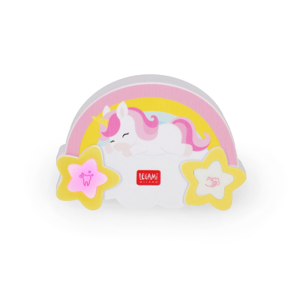 Legami - Temporizador 2 en 1 Lavado de Manos y Cepillado de Dientes - Unicornio - Temporizador de Manos y Dientes
