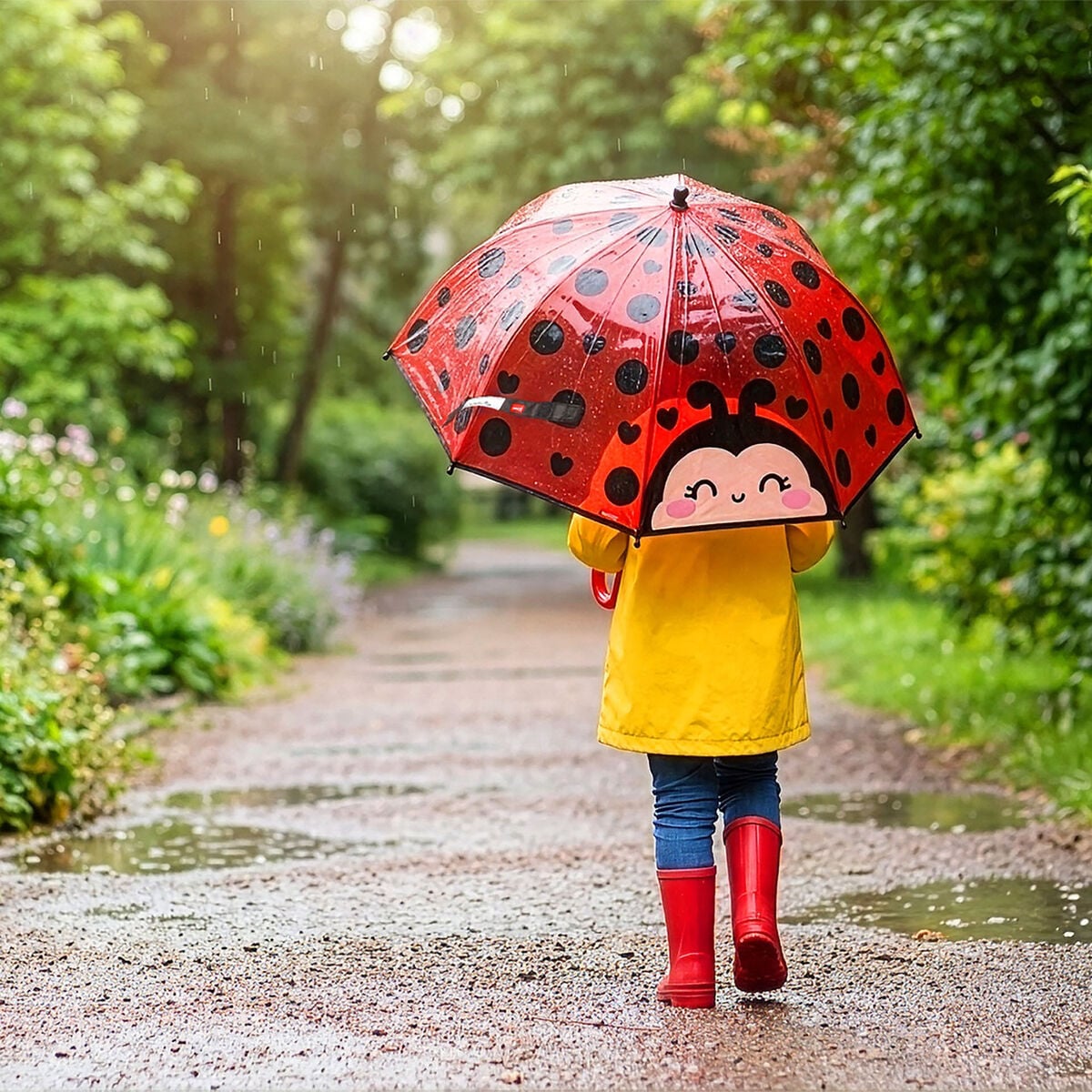 Legami - Paraguas Infantil Mariquita - Dancin’ in Rain