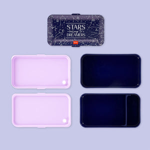 Legami - Fiambrera Bento de 1200 ml - Estrellas - Fiambrera Bento