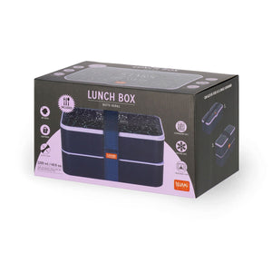 Legami - Fiambrera Bento de 1200 ml - Estrellas - Fiambrera Bento