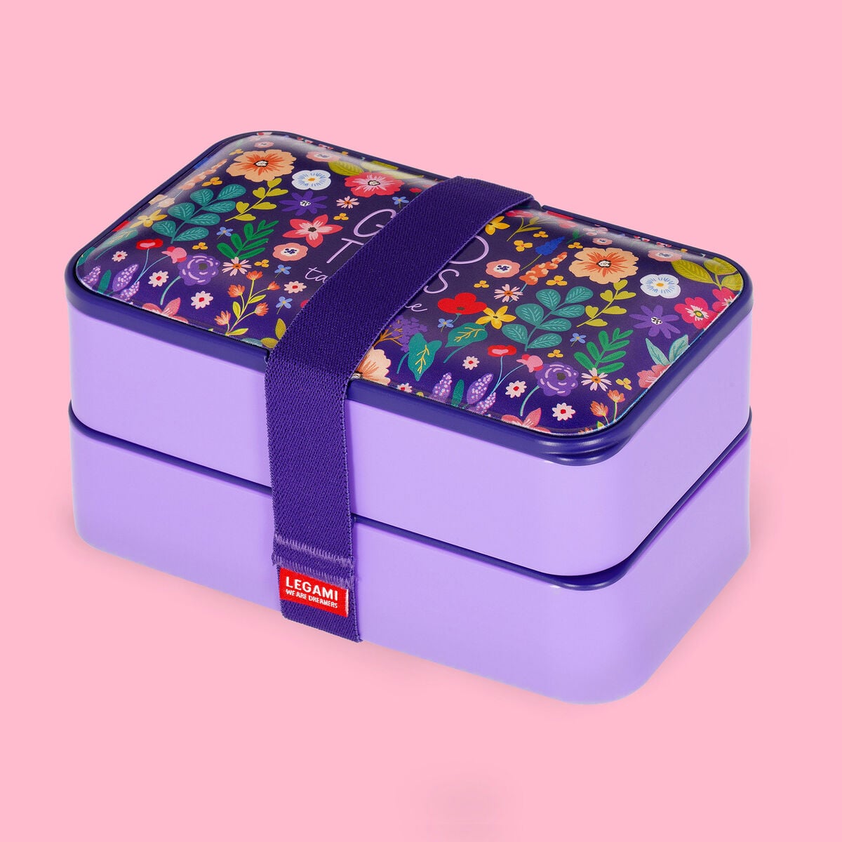 Legami - Fiambrera Bento de 1200 ml - Flores - Fiambrera Bento