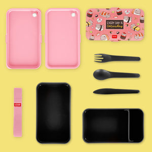 Legami - Fiambrera Bento de 1200 ml - Sushi Cat - Fiambrera Bento