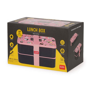 Legami - Fiambrera Bento de 1200 ml - Sushi Cat - Fiambrera Bento