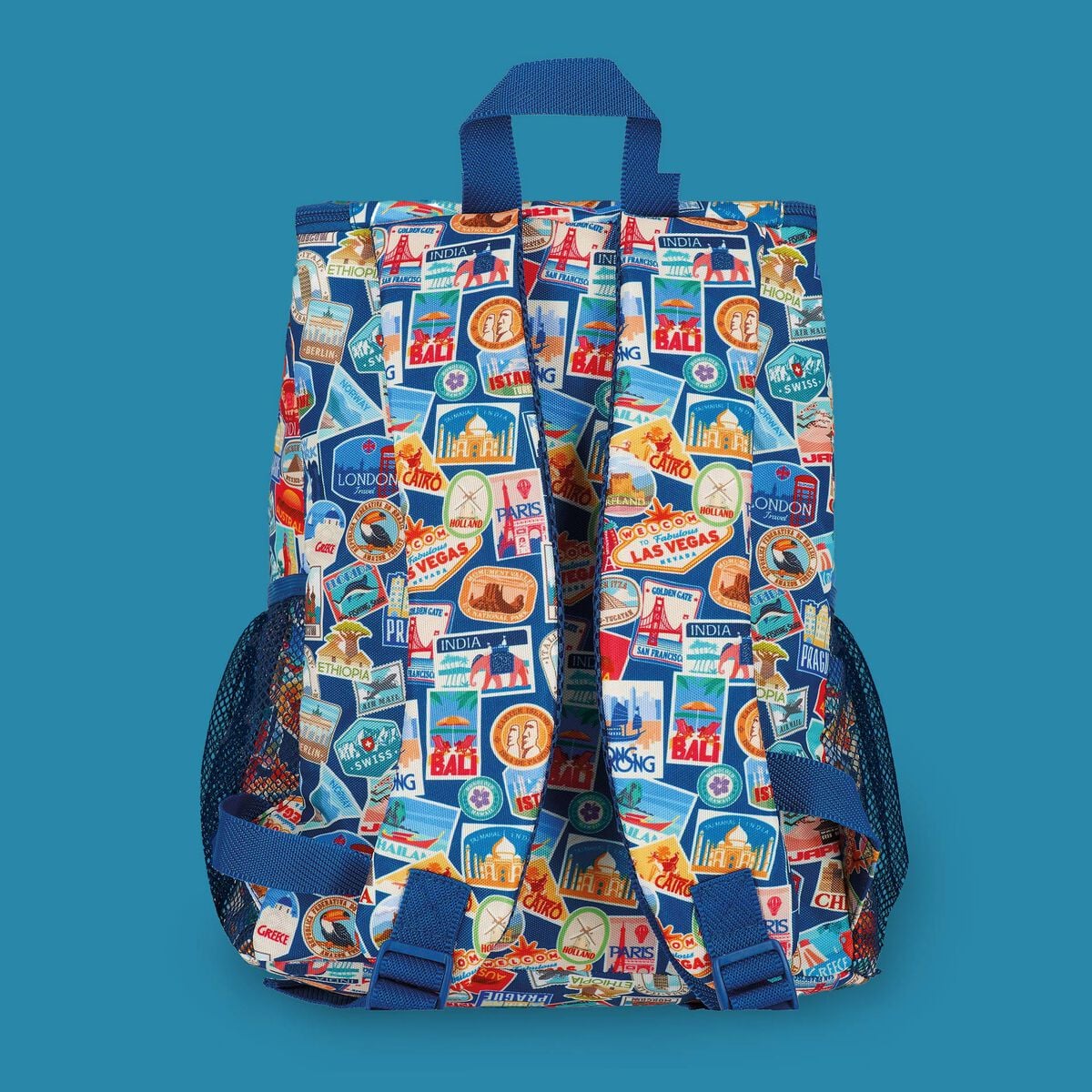 Legami - Mochila nevera de viaje con pegatinas