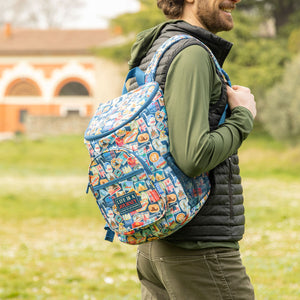 Legami - Mochila nevera de viaje con pegatinas