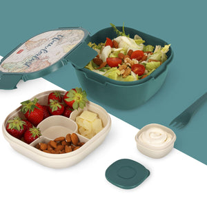 Legami - Fiambrera Bento 1700 ml - Viaje - Fiambrera Bento