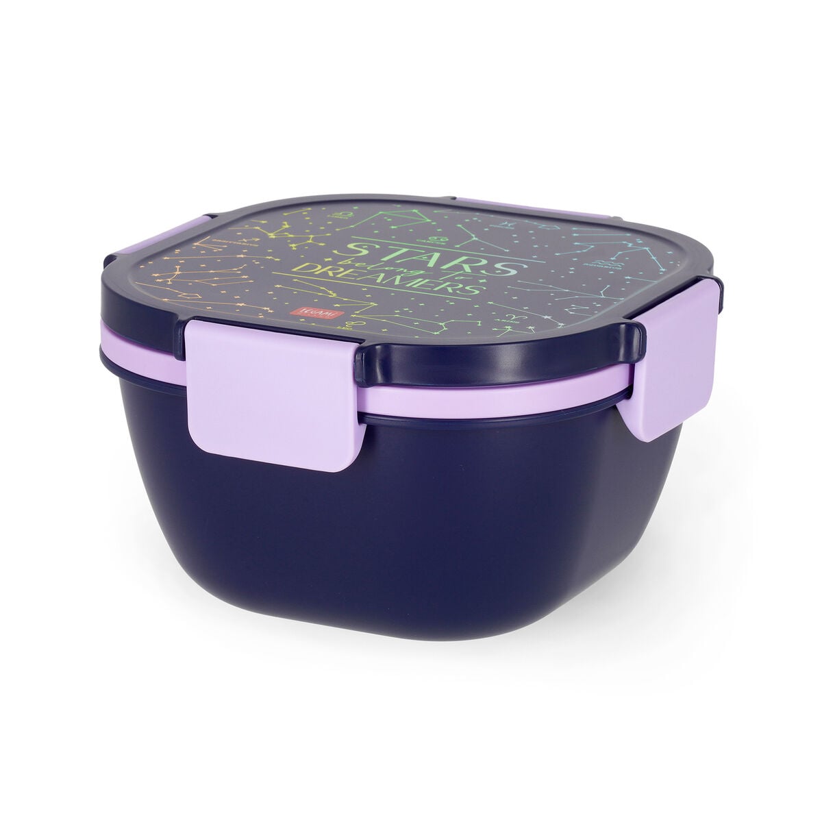 Legami - Fiambrera Bento de 1700 ml - Estrellas - Fiambrera Bento
