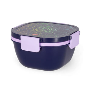 Legami - Fiambrera Bento de 1700 ml - Estrellas - Fiambrera Bento