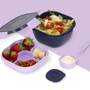 Legami - Fiambrera Bento de 1700 ml - Estrellas - Fiambrera Bento