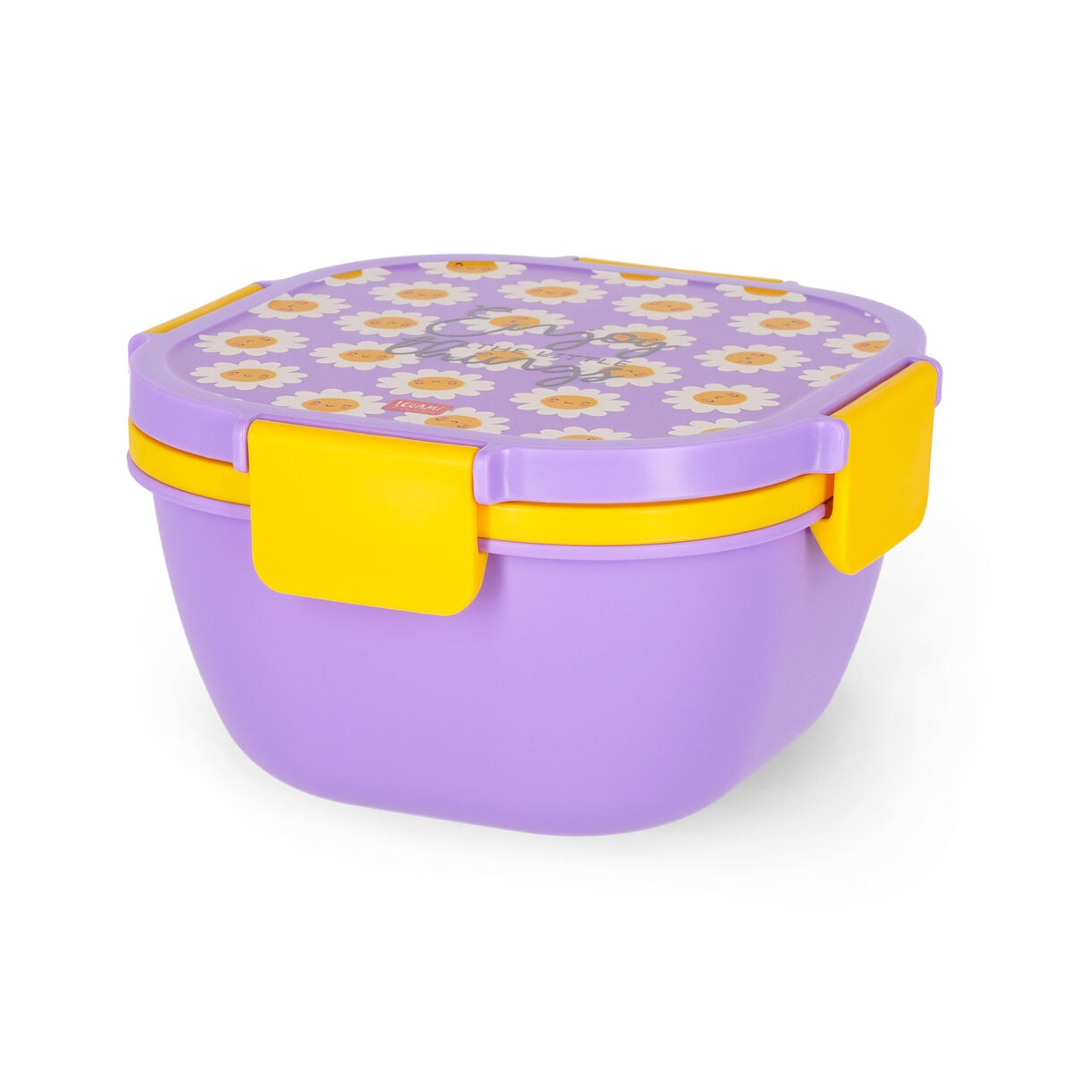 Legami - Fiambrera Bento de 1700 ml - Daisy - Fiambrera Bento