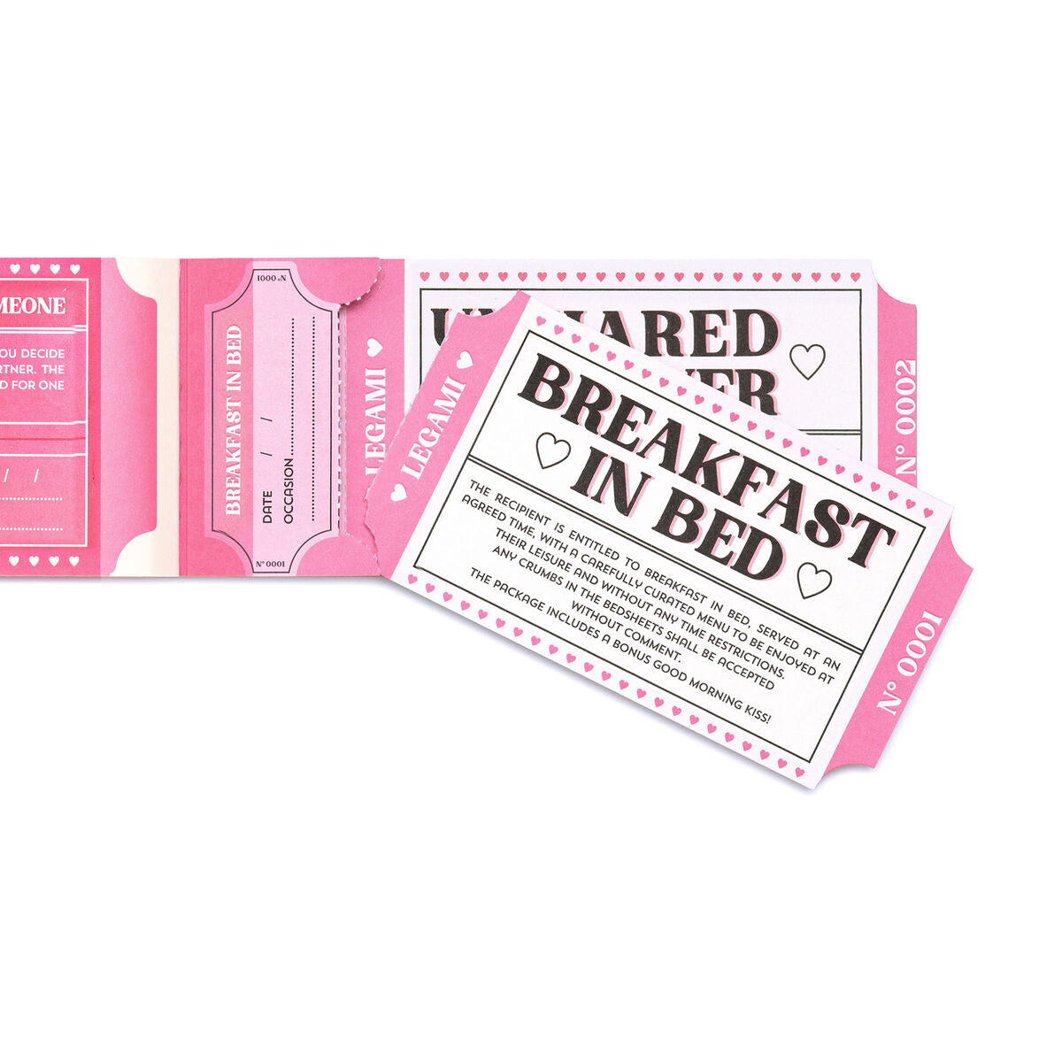Legami - Kitap 24 Romantic Vouchers - Español - Vales de regalo