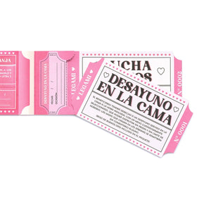 Legami - Libro 24 vales románticos - Español - Vales de regalo