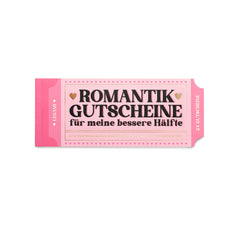 Legami - Libro 24 Romantic Vouchers - German - Gift Vouchers