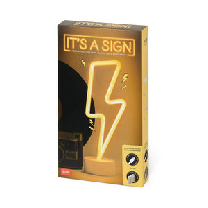 Legami - Lámpara LED con efecto neón - Flash - Es una señal