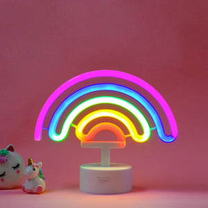 Legami - Lámpara LED con Efecto Neón - Arcoíris - It's a Sign