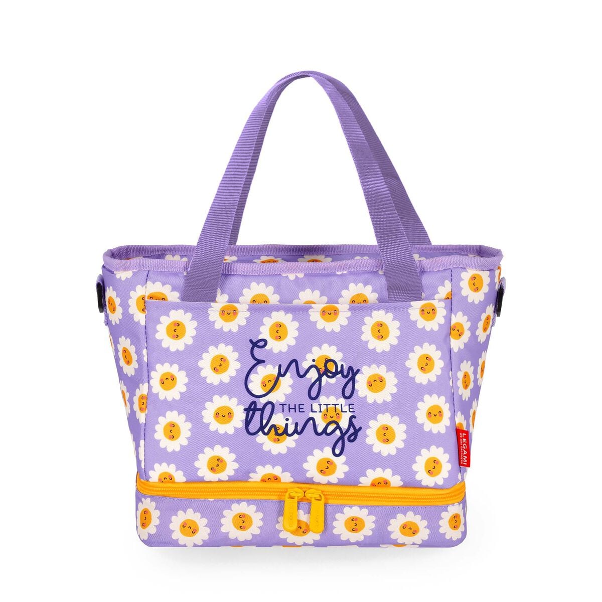 Legami - Bolsa de almuerzo de 10,8 l - Daisy - Bolsa de almuerzo
