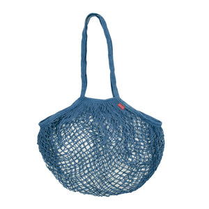 Legami - Bolsa de malla de algodón azul