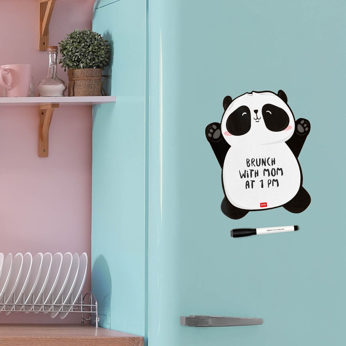 Legami - Pizarra magnética Panda - Algo para recordar