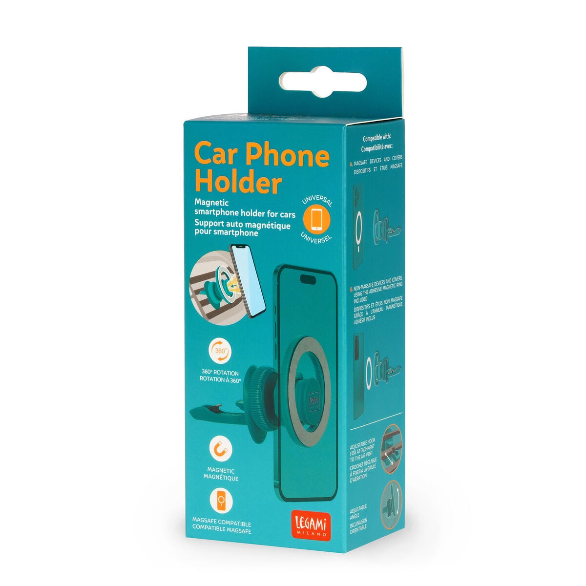 Legami - Soporte magnético para smartphone Cars - Soporte para teléfono de coche