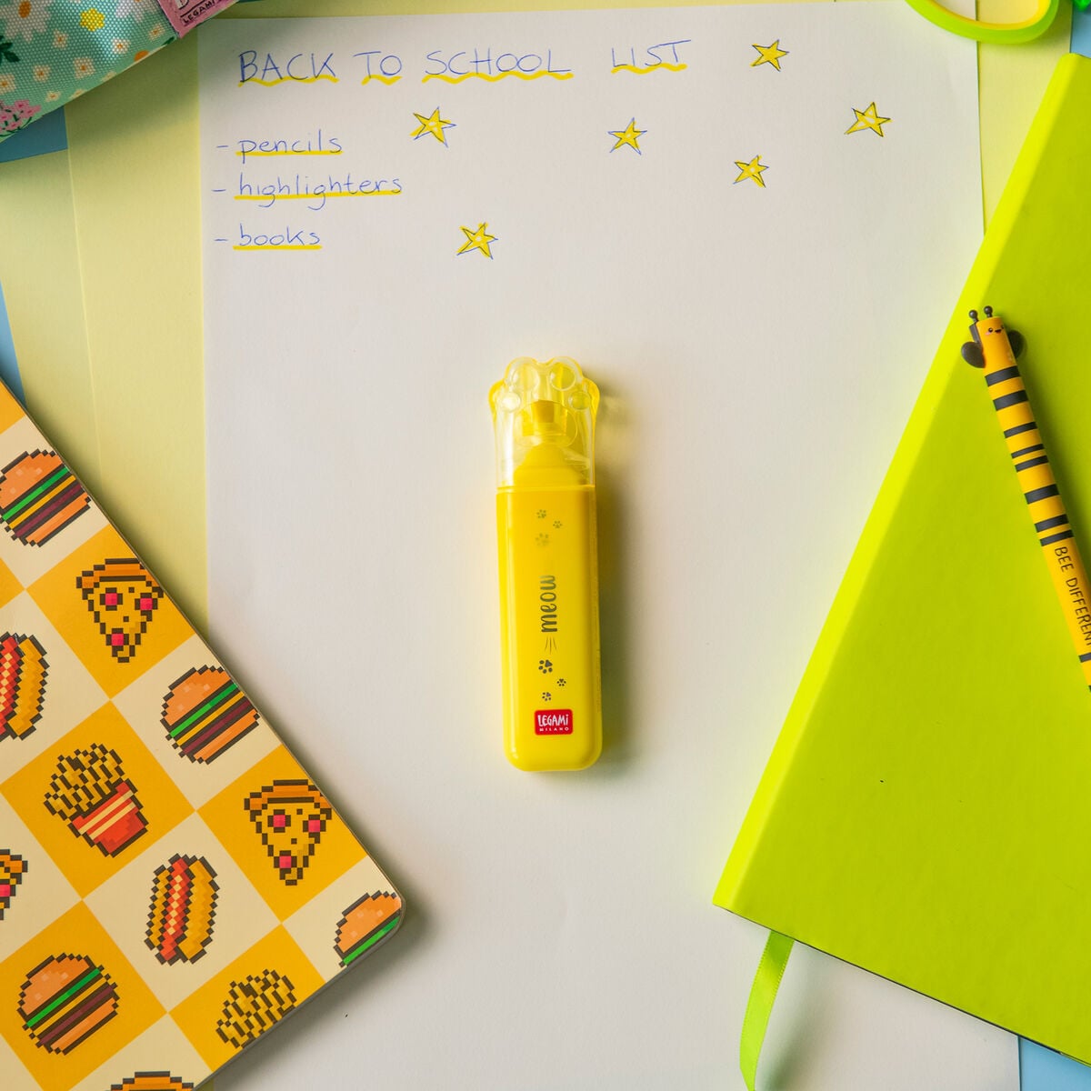 Legami - Marcador Meow - Amarillo