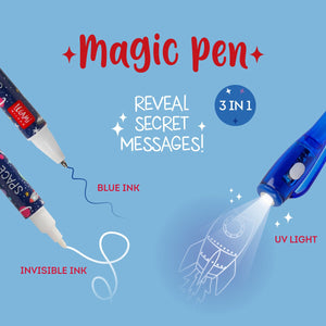 Legami - Bolígrafo de Tinta Invisible - Espacio - Bolígrafo Mágico