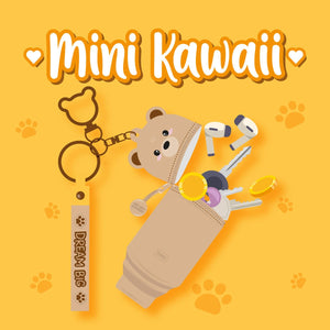 Legami - Monedero de Oso con Llavero - Mini Kawaii