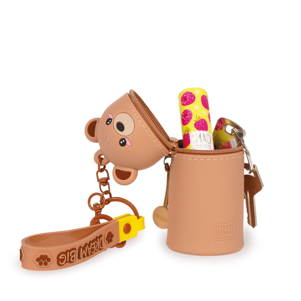 Legami - Monedero de Oso con Llavero - Mini Kawaii