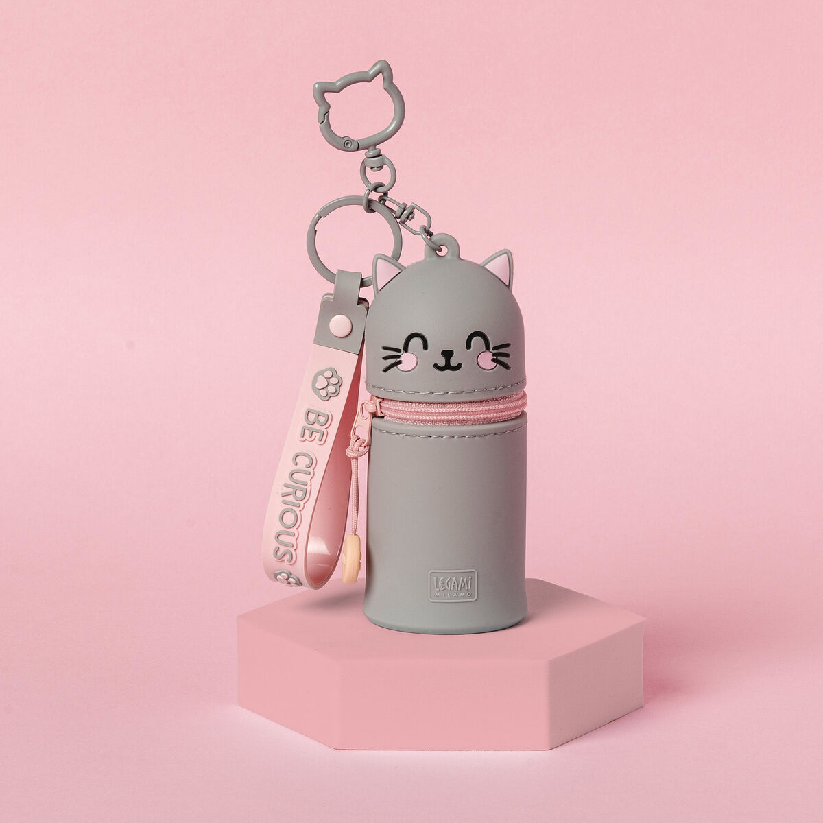 Legami - Kitty Monedero con Llavero - Mini Kawaii