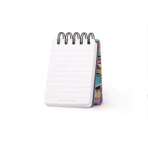 Legami - Cuaderno de espiral con tapa dura ilustrada - Pegatinas de viaje - Bloc de notas - Encuadernado en espiral