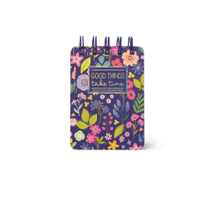 Legami - Cuaderno Rayado con Cubierta Dura Ilustrada - Flores - Jotter - Encuadernación en espiral